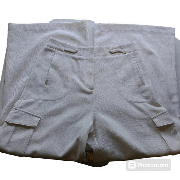 Torn by Ronny Kobo NWOT Wide Leg Linen Blend Tweed Bernee Pant - Picture 3 of 8